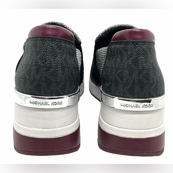 Michael Kors Women's Felix Trainer Glitter Mesh Slip-on Sneakers - Picture 5 of 8